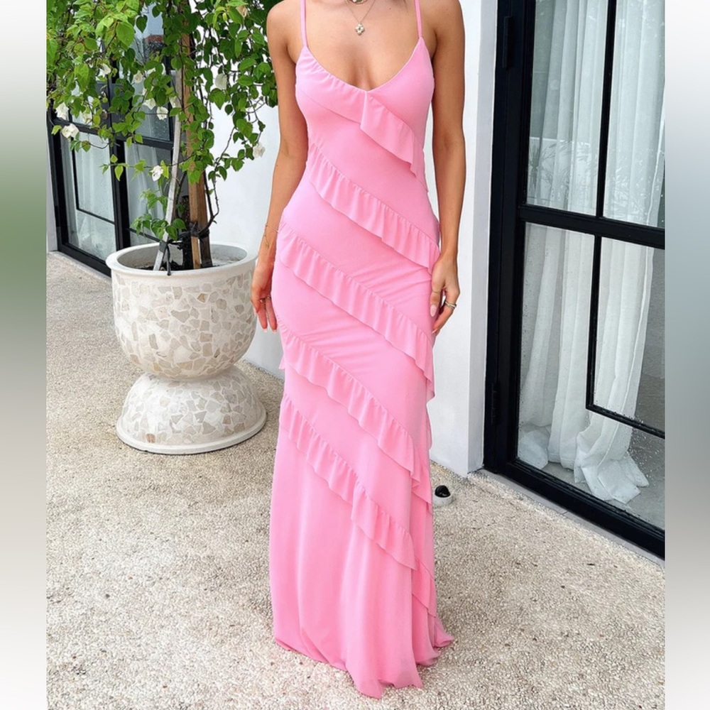 THATSSOFETCH- Pippa Dress in Baby Pink